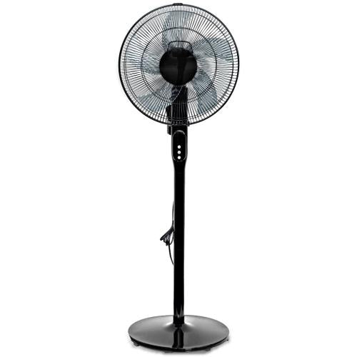 Midea PSPF18AR40B 16-Inch 12-Speed Adjustable Height Pedestal Fan