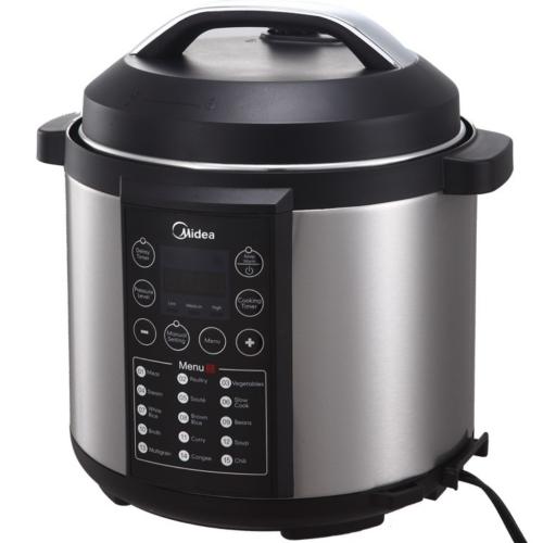 Midea MYCS6004W Highland 6-Quart Multi-Functional Electric Pressure Cooker