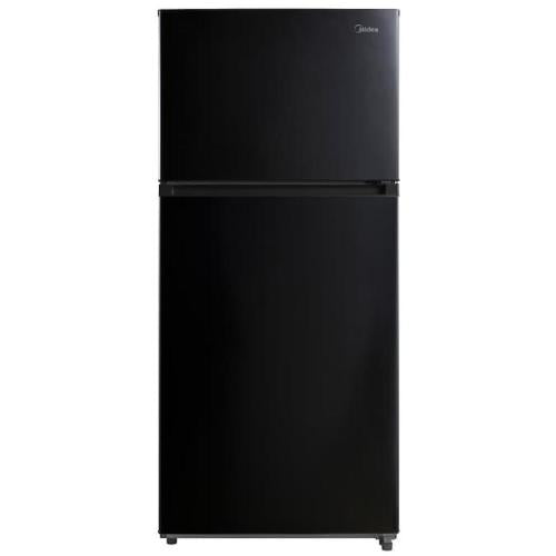 Midea MRT18S2ABB 18 Cu. Ft. Top Mount Refrigerator - Black