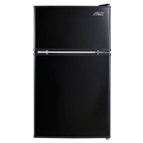 Midea ATMP031AEB 3.1 Cu. Ft. Compact Refrigerator - Double Door Black