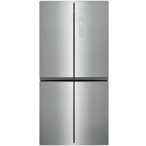 Midea FFBN1721TV 17.4 Cu. Ft. 4-Door French Door Refrigerator - Stainless Steel