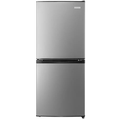 Midea MDBF49SS Vissani Top Mount Refrigerator - Double Door Stainless Steel