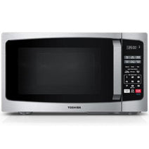 Midea MLEM09PASS Toshiba 0.9 Cu. Ft. Compact Microwave, Stainless Steel
