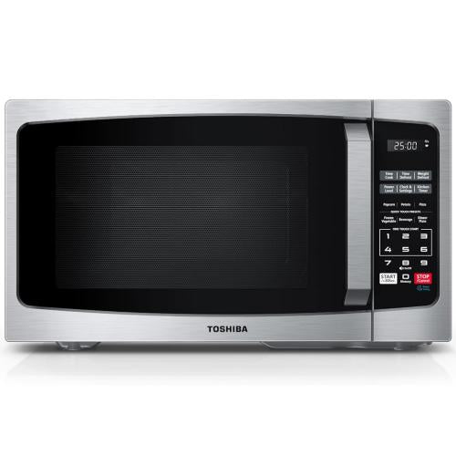 Midea MLEM09PASS Toshiba 0.9 Cu. Ft. Compact Microwave, Stainless Steel