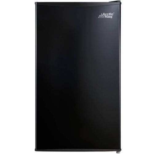 Midea AFRM033BEB 3.3 Cu. Ft. Compact Single Door Refrigerator - Black Finish