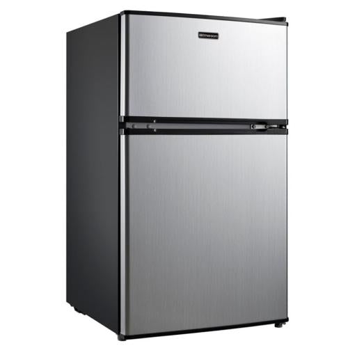 Midea CR510VSE 18 Cu. Ft. Top Mount Refrigerator - Stainless Steel Look