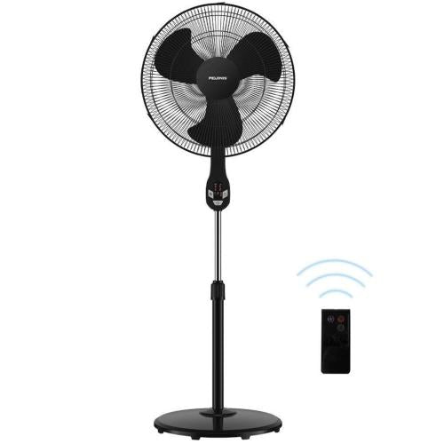 Midea PFS45A4ABB 18-Inch 3-Speed High-Flow Oscillating Pedestal Fan
