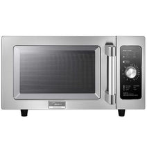 Midea 1025F0A Commercial Series 1000W Microwave Oven, Dial Controls