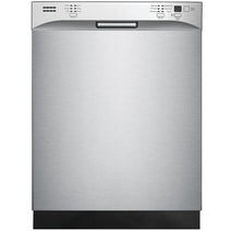 Midea CDW2FCMS 24-Inch 6-Cycle Built-In Dishwasher, Stainless Steel