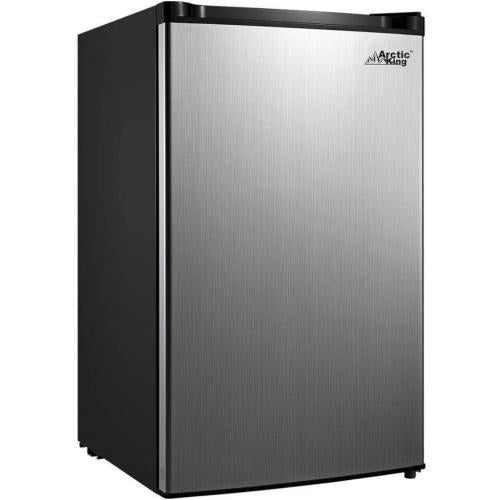 Midea ARM044S1ARSV 4.4 Cu. Ft. Compact Single Door Refrigerator - Silver