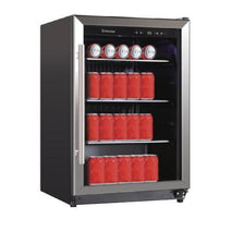Midea CBC46M1S Compact Single-Zone Beverage Cooler with Adjustable Shelves