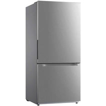 Midea MSBF18SSIM Seasons 18.7 Cu. Ft. Bottom Mount Refrigerator with Icemaker - Stainless Steel