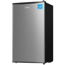 Midea MERM33S1AST 3.3 Cu. Ft. Compact Single Door Refrigerator - Stainless Steel