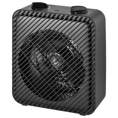 Midea HF1008B 1500W Portable Fan Heater, Black Finish