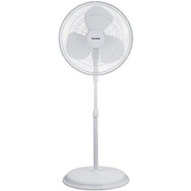 Midea FS4019MW 16-Inch Oscillating Pedestal Fan, Arctic White