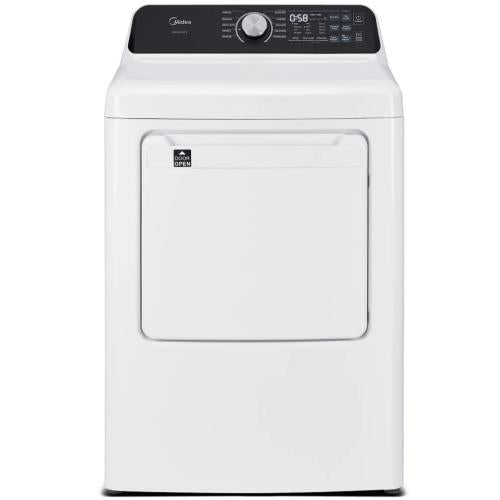 Midea MLTG45N4BWW 7.0 Cu. Ft. Smart Gas Tumble Dryer with Voice Control