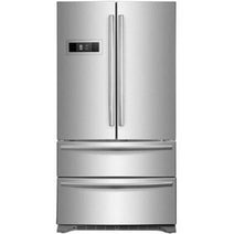 Midea NSRFD21SS7 20.7 Cu. Ft. 4-Door French Door Refrigerator - Stainless Steel