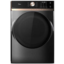 Midea MLHE52S6BGG 27-Inch 8.0 Cu. Ft. Front Load Electric Dryer, Metallic Grey
