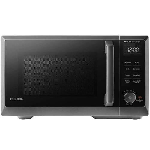 Midea ML2EC09SAITBS Toshiba 0.9 Cu. Ft. Smart Microwave, Black Stainless Steel