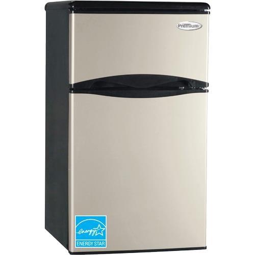 Midea PRN4560MS 4.5 Cu. Ft. Top Mount Refrigerator - Stainless Steel