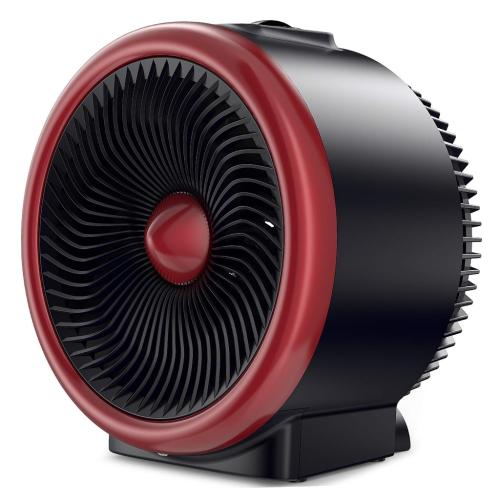 Midea PSH700R 700W Energy-Efficient Personal Fan Heater, Red