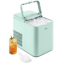 Midea MERI26B1AGN 26 Lbs Portable Countertop Ice Maker, Metallic Finish