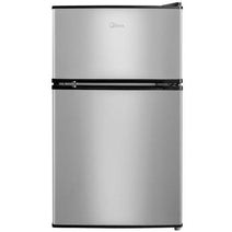Midea MERM31D2AST 3.1 Cu. Ft. 2-Door Compact Refrigerator - Stainless Steel Finish
