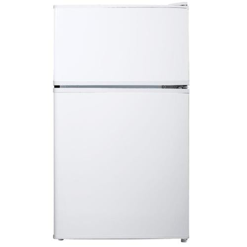 Midea WHD125FW1 3.3 Cu. Ft. Compact Refrigerator - Double Door White