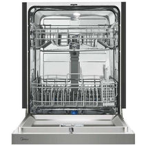 Midea MDF24P2BST 24-Inch Front Control Hybrid Tub Dishwasher, Stainless Steel