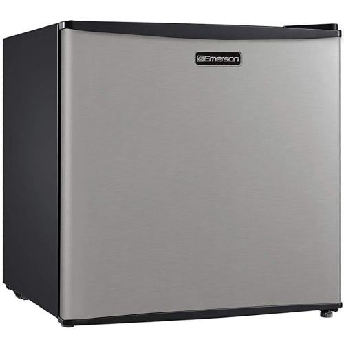Midea CR160BSSE 1.6 Cu. Ft. Compact Single Door Mini Fridge - Stainless Steel Look