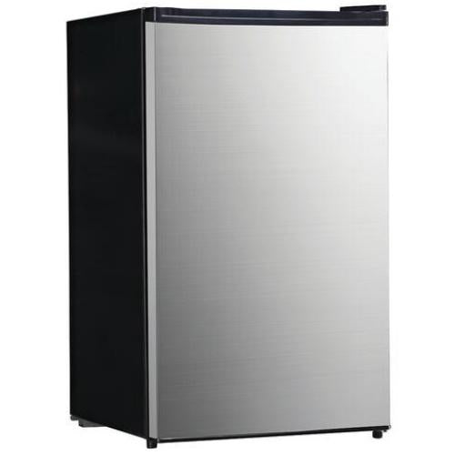 Midea CCR44CE2S Criterion 4.4 Cu. Ft. Compact Refrigerator - Single Door Stainless Steel