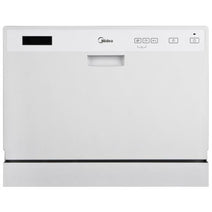 Midea MDC3602FWW3A Compact 6-Place Setting Dishwasher, White