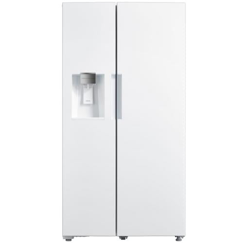 Midea SBS263W Toscana 26.3 Cu. Ft. Side-by-Side Refrigerator - White