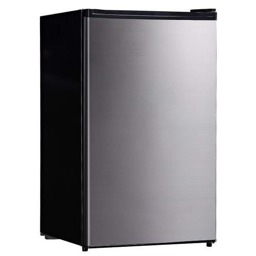 Midea WHS160RSS1 4.4 Cu. Ft. Compact Single Door Refrigerator - Stainless Steel