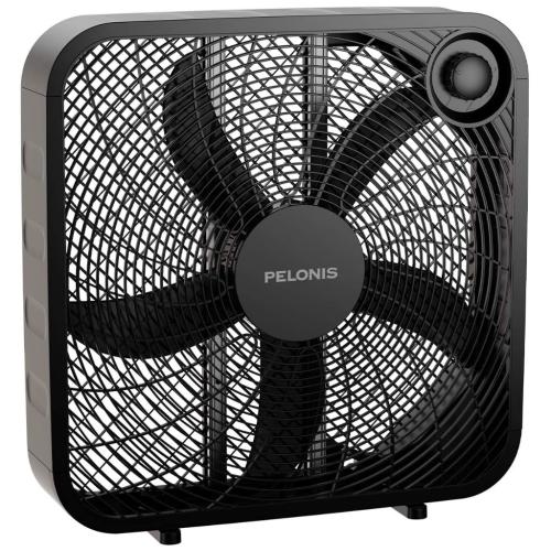 Midea PFB50A2ABBV Pelonis 20-Inch 3-Speed Manual Control Box Fan