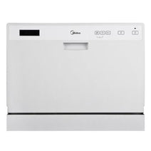 Midea MDC3203DSS3A 6-Place Setting Countertop Dishwasher, Stainless Steel
