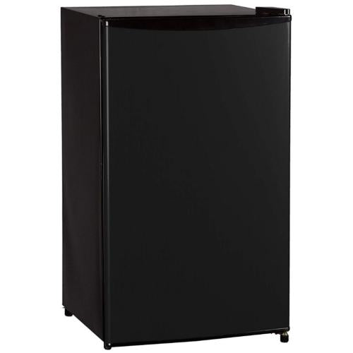 Midea WHS121LB1 3.3 Cu. Ft. Compact Single Door Refrigerator - Black