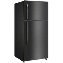 Midea ARF18MBSSD 18 Cu. Ft. Top Mount Refrigerator - Black Stainless Steel