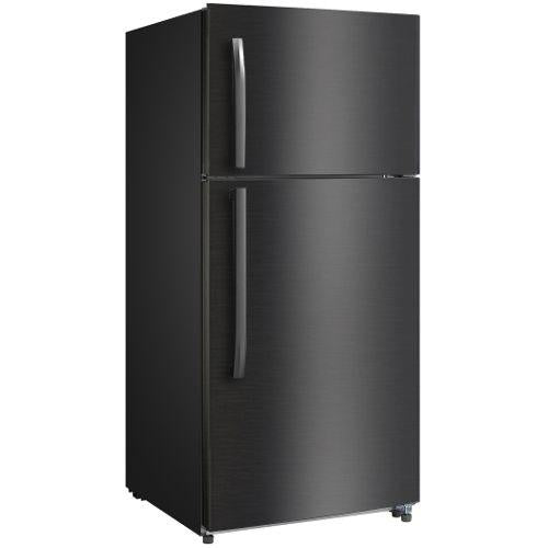 Midea ARF18MBSSD 18 Cu. Ft. Top Mount Refrigerator - Black Stainless Steel