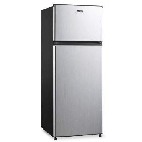 Midea TF710VS 7.1 Cu. Ft. Top Mount Refrigerator - Double Door Stainless Look