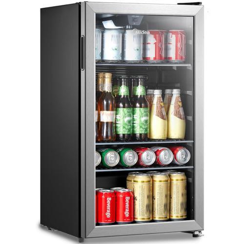 Midea MERV115T3AST 115-Can Beverage Refrigerator with Precision Temperature Control