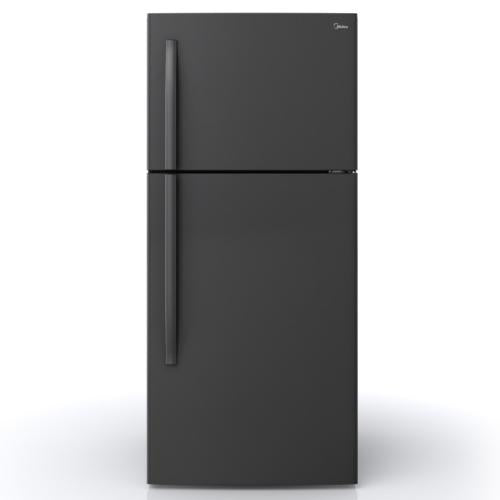 Midea WHD663FWEB1 18 Cu. Ft. Top Mount Refrigerator - Black