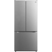 Midea LRF18B5AST Leon's 18.4 Cu. Ft. French Door Refrigerator - Stainless Steel