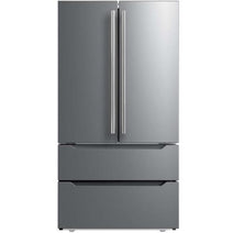 Midea MRQ23B4AST 22.5 Cu. Ft. Counter-Depth 4-Door French Door Refrigerator - Stainless Steel
