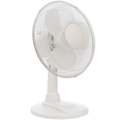 Midea FT3013PW 12-Inch Oscillating Table Fan - White