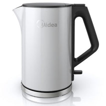 Midea MEK17DWW Midea 1.7L Double-Wall Electric Kettle, Arctic White