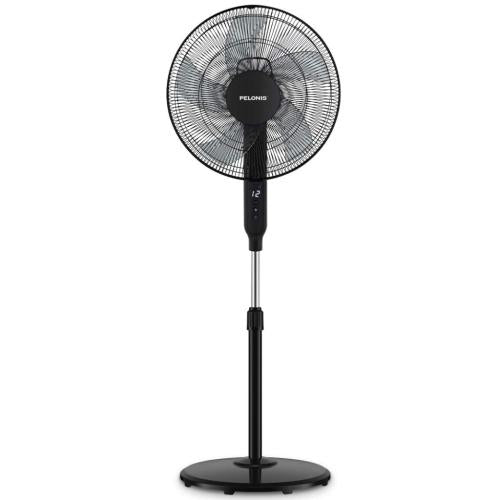 Midea PFS40D6ABB Pelonis 16-Inch 3-Speed Oscillating Pedestal Fan