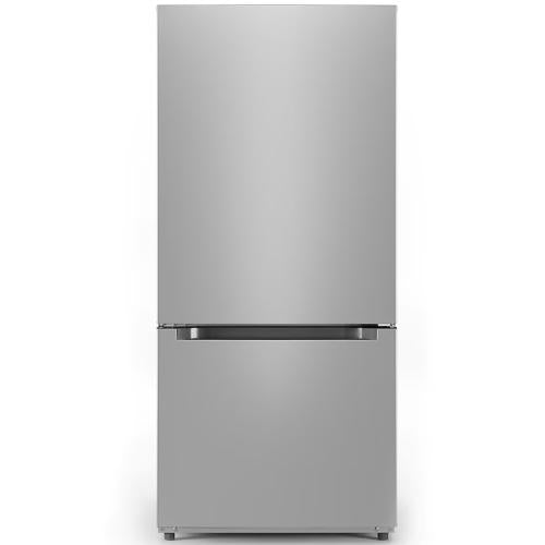 Midea LRB19B5ASTC Leon's 18.7 Cu. Ft. Bottom Mount Refrigerator - Stainless Steel